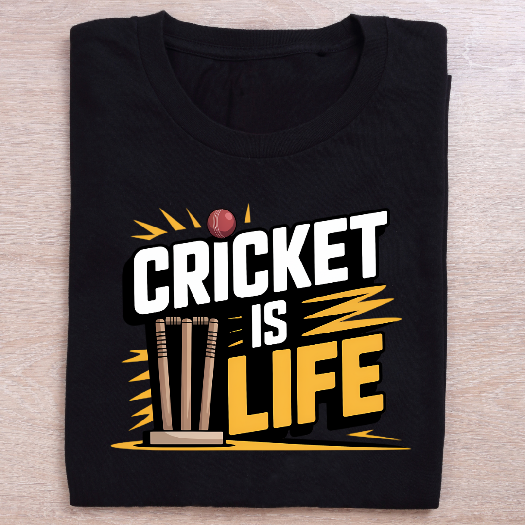 Cricket is Life Unisex Classic Crew T-Shirt