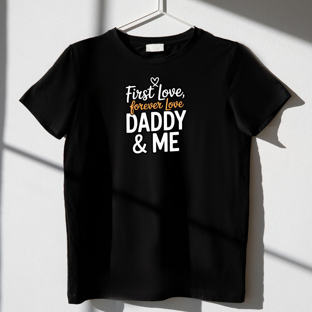 First Love, Forever Love Daddy & Me Unisex Classic Crew T-Shirt