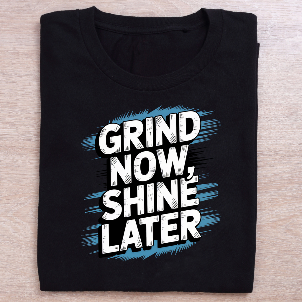 Grind Now Shine Later Unisex Classic Crew T-Shirt