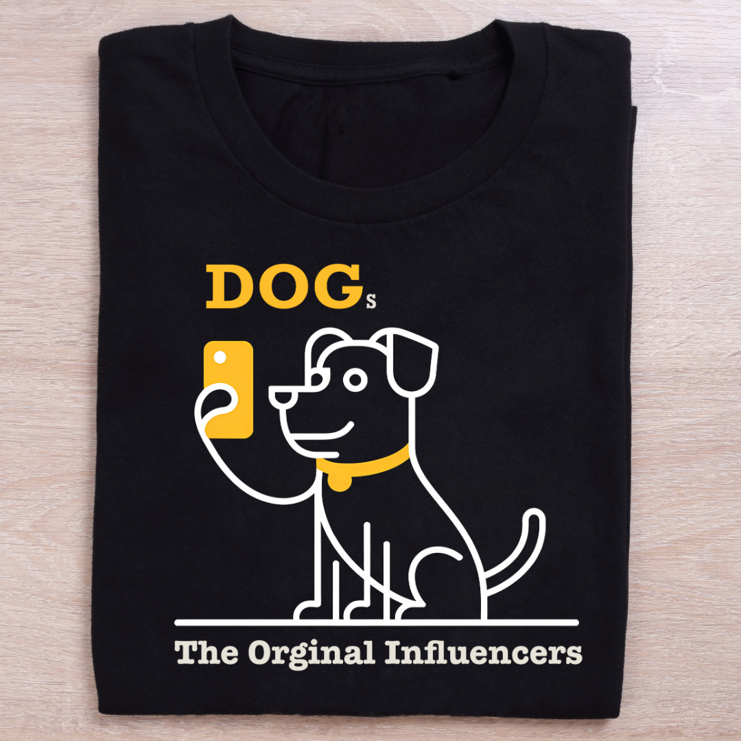 Dogs The Original Influencers Unisex Classic Crew T-Shirt
