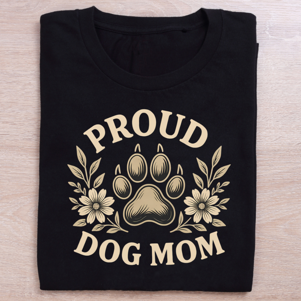 Proud Dog Mom Unisex Classic Crew T-Shirt