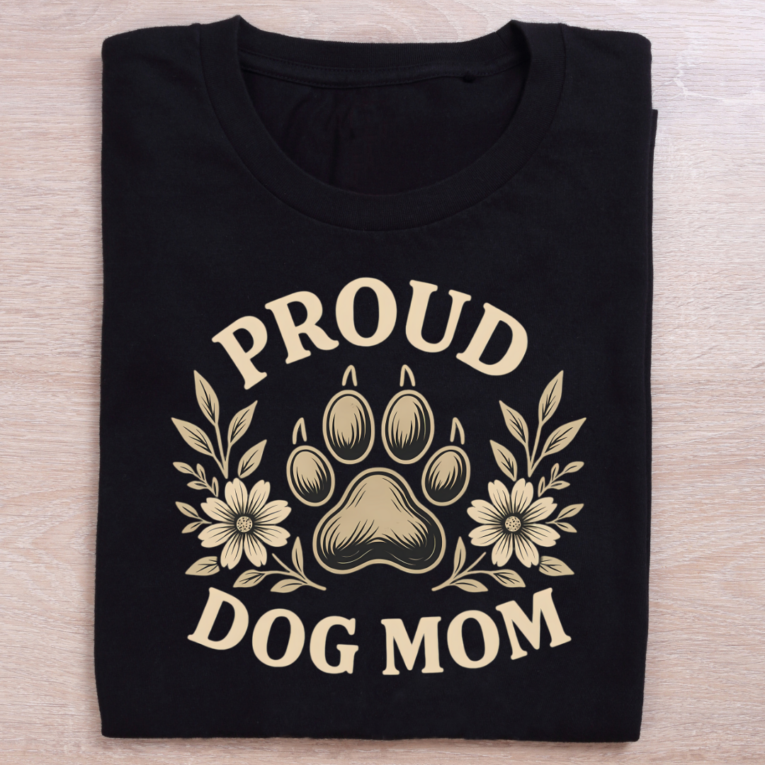Proud Dog Mom Unisex Classic Crew T-Shirt