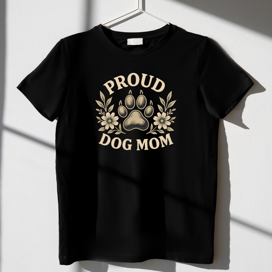 Proud Dog Mom Unisex Classic Crew T-Shirt