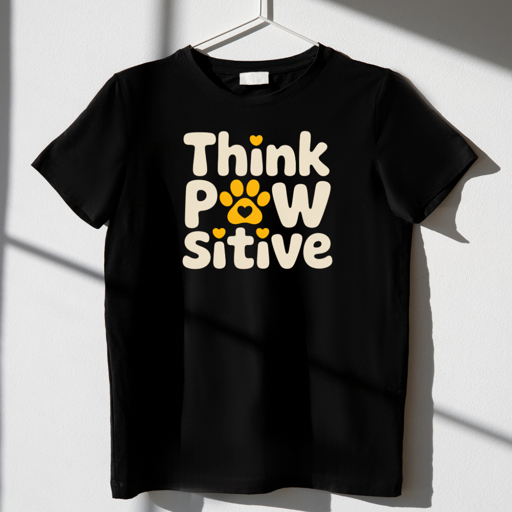 Think Pawsitive Unisex Classic Crew T-Shirt