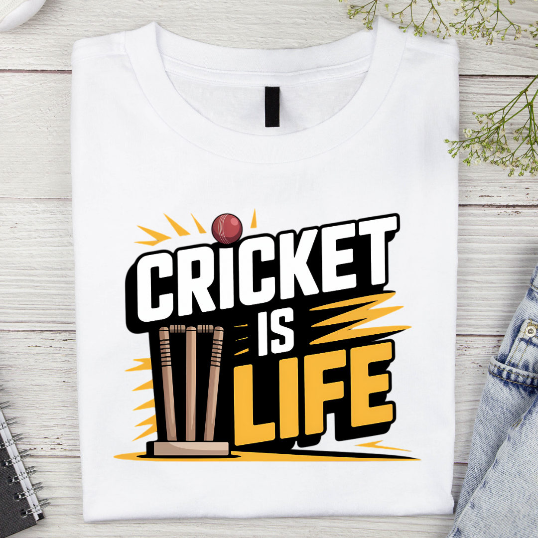 Cricket is Life Unisex Classic Crew T-Shirt